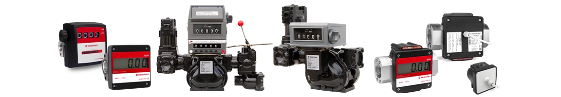 Mittarit ja pulssilähettimet teollisuusnesteille